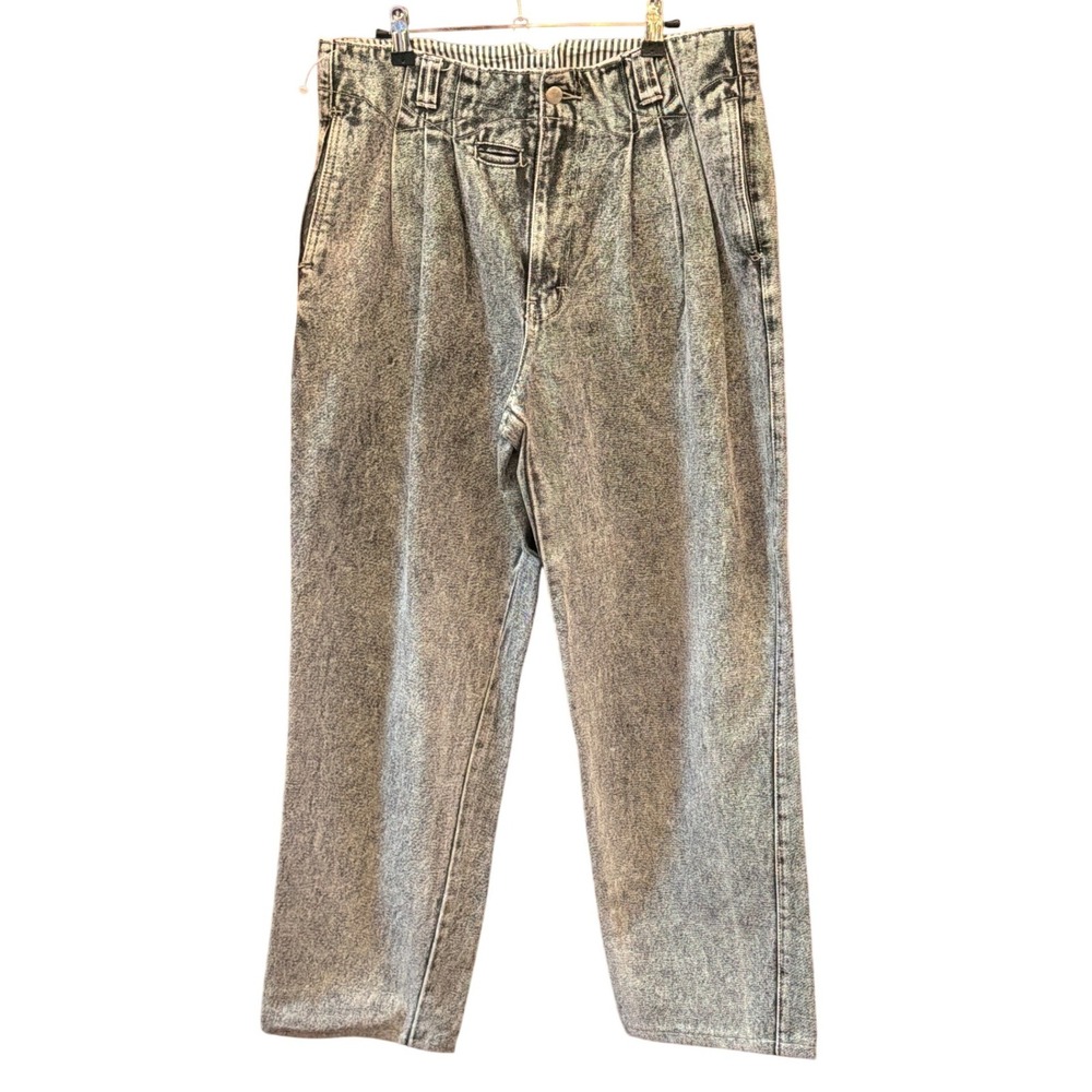 Vintage 80s Cotler Blues Alley Jeans Acid Wash Pleated High Waisted Streetwear
